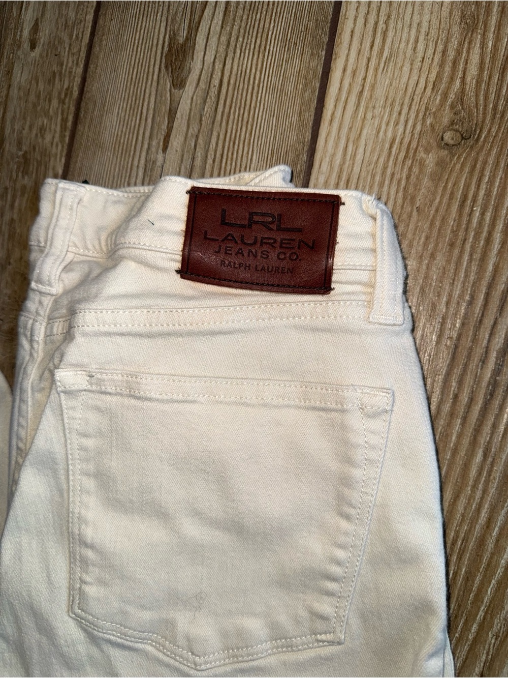 Lauren Ralph Lauren White Women’s Jeans - LRL Lauren Jeans Co.